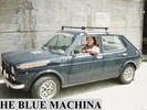 The blue machine